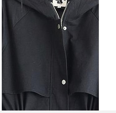 Hooded straight women's trench coat - ROUTINE FASHION